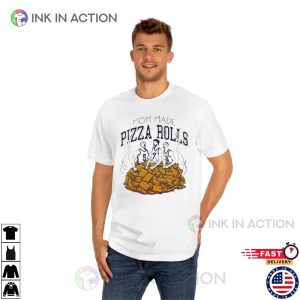 Oklahoma Mom Made Pizza Rolls Funny Basketball T Shirt 3