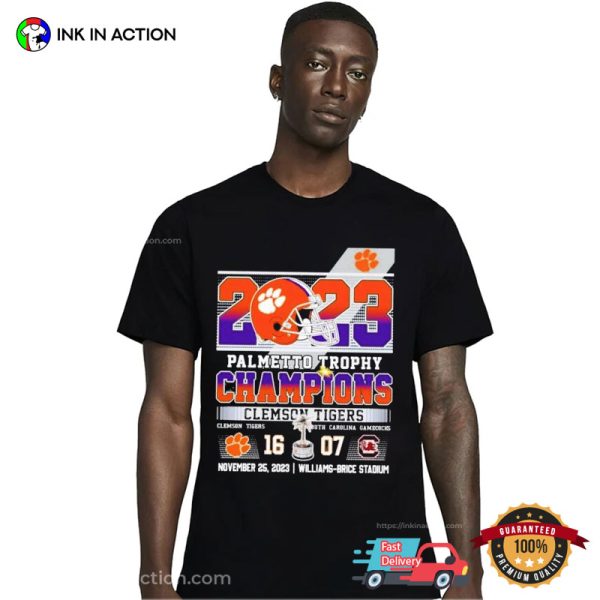 Palmetto Trophy Champions 2023 Final Score T-Shirt