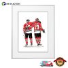 Patrick Kane And Jonathan Toews Chicago Blackhawks Line Poster