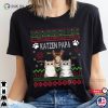 Personalized Family Cats Ugly Christmas Tee