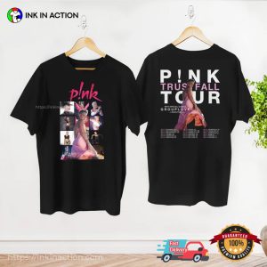 P!nk The Trustfall Album pink concert 2 Sided T Shirt 2