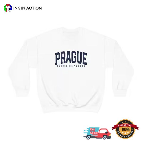 Prague Czech Republic Gothic City T-Shirt