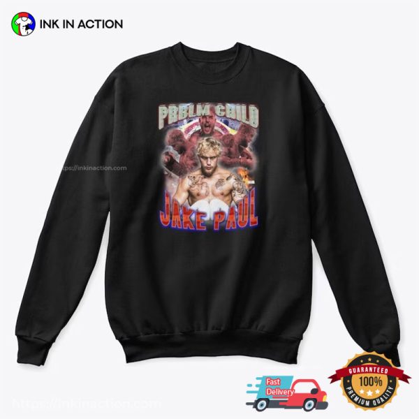 Problem Child Jake Paul Vintage 90s Boxer T-Shirt