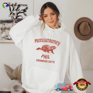 Punxsutawney Phil Groundhog Day 93 Vintage T Shirt 1