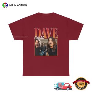 Rock Star Dave Grohl 90s Style Graphic Tee