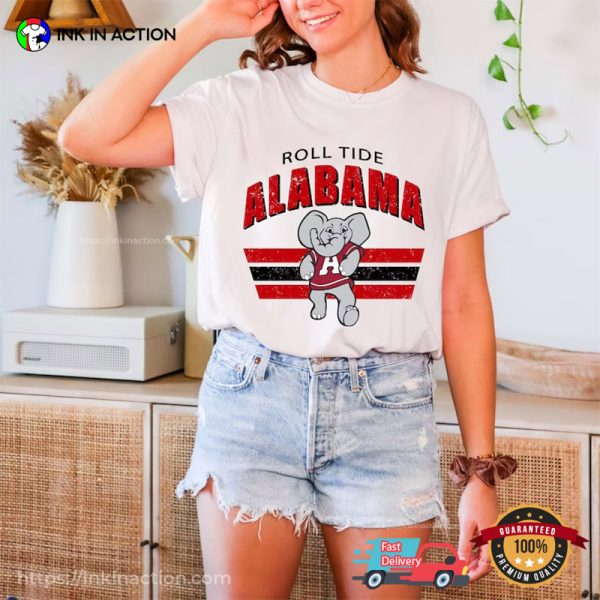 Roll Tide Alabama Football 2023 Vintage Mascot Tee