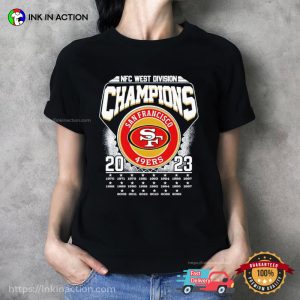 San Francisco 49ers division Champions NFC Football T Shirt 1