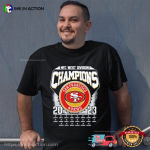 San Francisco 49ers division Champions NFC Football T Shirt 3