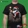 Santa Godzilla Funny Christmas T-shirt