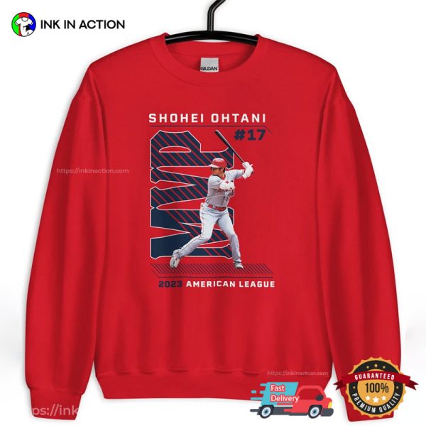 Shohei Ohtani MVP 2023 American League Baseball Tee