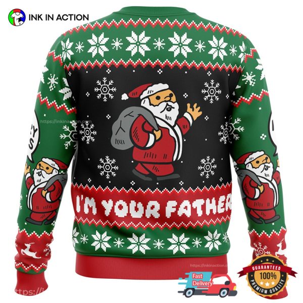 Spoiler Christmas Santa Claus Ugly Christmas Sweater