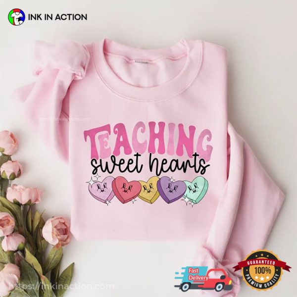 Teaching Sweethearts Groovy Shirts For Valentines Teacher