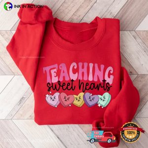 Teaching Sweethearts Groovy shirts for valentines Teacher 3