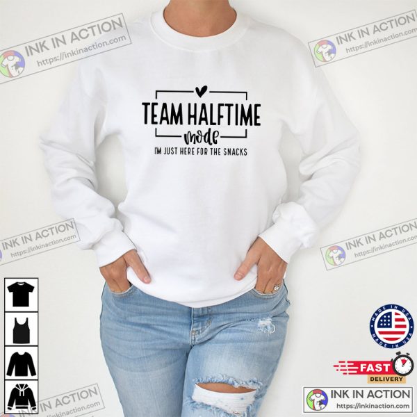 Team Halftime Mode Football Sunday Snacks Unisex T-Shirt