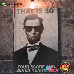 That Is So Badass Abraham Lincoln Retro Poster 2