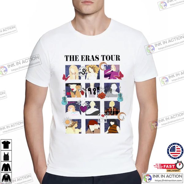 The Eras Tour All Albums Taylor Swift Concert Tee