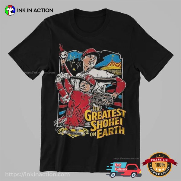 The Greatest Shohei Ohtani MLB On Earth Baseball Shirt
