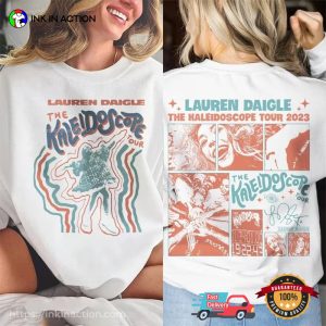 The Kaleidoscope Tour 2023 lauren daigle music Artwork 2 Sided T Shirt