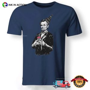 The President Abraham Lincoln Happy Birthday Cake T Shirt 2