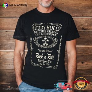 Three Steps To Heaven Rock N Roll Will Never Die Memorial T-Shirt