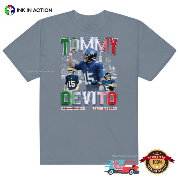Tommy Devito 90s Style New York Giants T-shirt