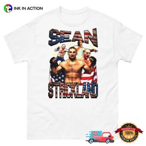 USA Captain sean strickland ufc T Shirt 1