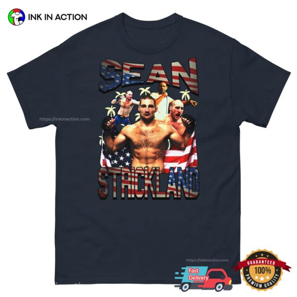 USA Captain Sean Strickland UFC T-Shirt