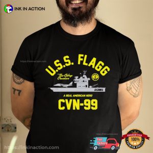 USS Flagg The Cobra Crusher A Real American Hero CVN 99 Battleship Shirt