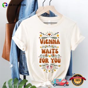 Vienna Waits For You 80’s Billy Joel Song Vintage T-shirt