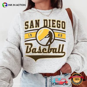 Vintage San Diego Padre 1969 Game Day Vintage T Shirt 3