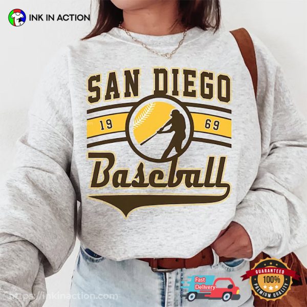 Vintage San Diego Padre 1969 Game Day Vintage T-shirt