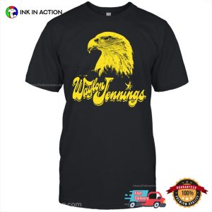 Waylon Jennings Song The Eagle Country Music T Shirt 1