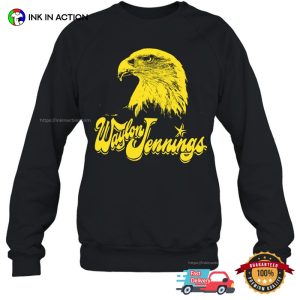 Waylon Jennings Song The Eagle Country Music T Shirt 2