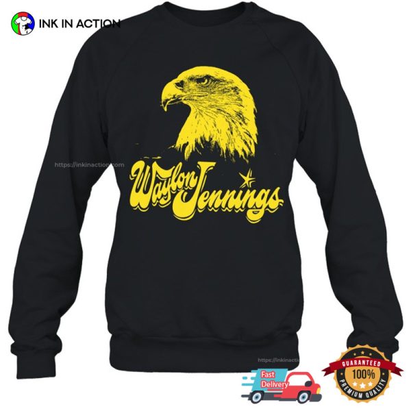 Waylon Jennings Song The Eagle Country Music T-Shirt