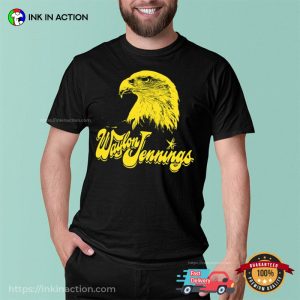 Waylon Jennings Song The Eagle Country Music T Shirt 3