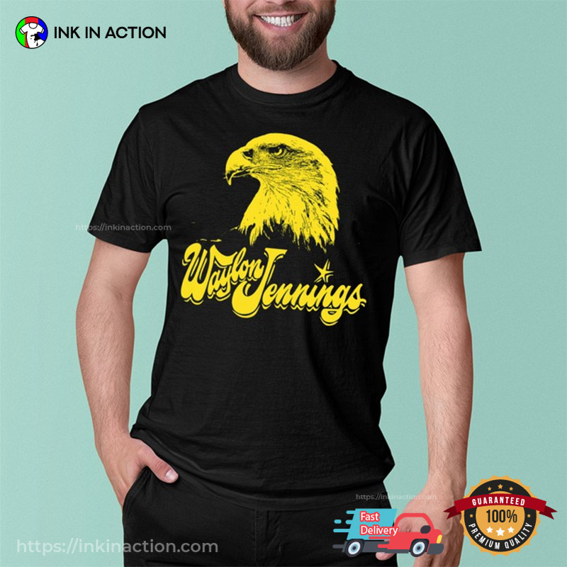 Waylon Jennings Song The Eagle Country Music T-Shirt