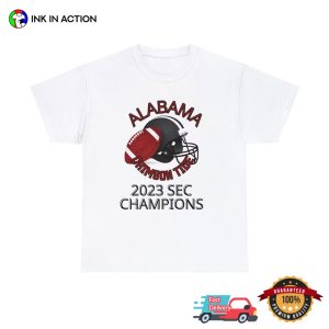 alabama football 2023 Sec Champions T Shirt 3