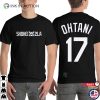 Angel Shohei Ohtani MLB Los Angeles Dodgers 2 Sided T-shirt
