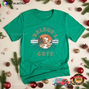 baldur's gate game Dungeons & Dragons Vintage Gameplay T Shirt 2