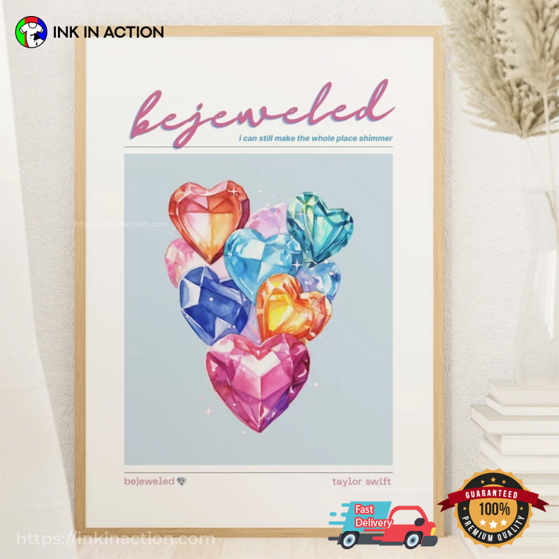 Taylor Swift Bejeweled Diamond Design Art Print for Sale by