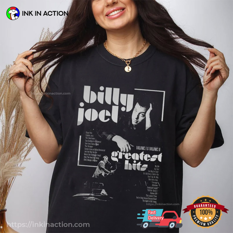 Billy Joel Greatest Hits Vintage T-shirt