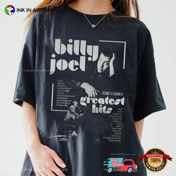 Billy Joel Greatest Hits Vintage T-shirt