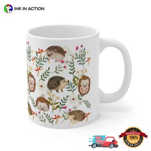 Cute Hedgehog Coffee Cup