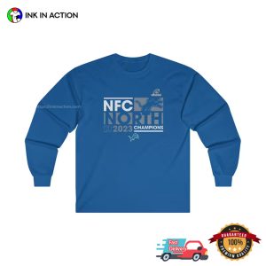 detroit lions football 2023 NFC North Division Champions T Shirt 2