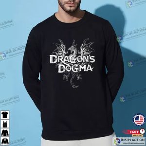 Dragon’s Dogma Dragon Retro Game Art Tee