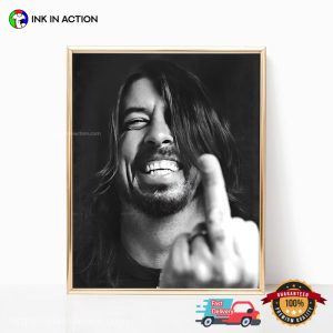 foo fighters dave grohl Retro Funny Graphic Poster 3