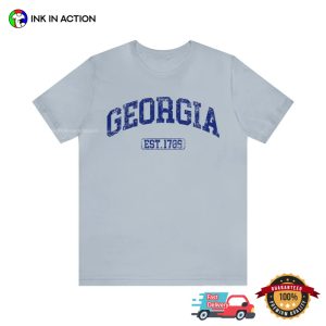 georgia state Est 1789 Vintage T Shirt 2