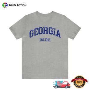 georgia state Est 1789 Vintage T Shirt 3