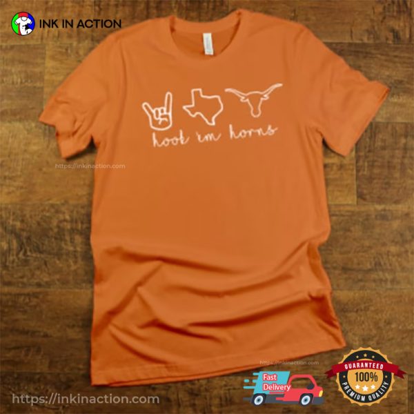 Hook Em Horn Texas Game Day T-shirt