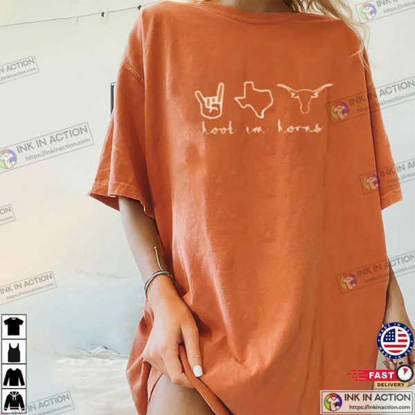 Hook Em Horn Texas Game Day T-shirt